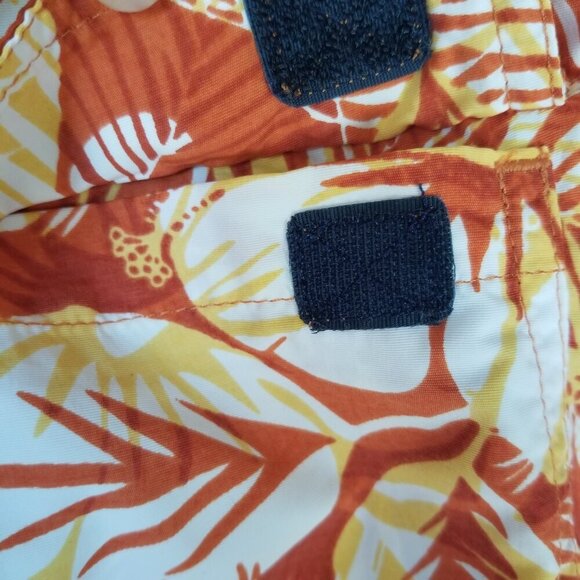 Men's L.L. Bean Supplex Sport Shorts Swim Trunks Mesh Lined Printed Size Large - Picture 5 of 10